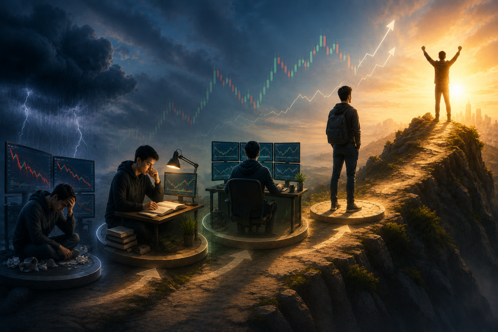 5 Proses Perjalanan Seorang Trader