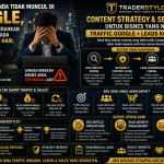 Kontent Strategi & SEO Sistem untuk Bisnes yang Nak Trafik Google + Leads Konsisten