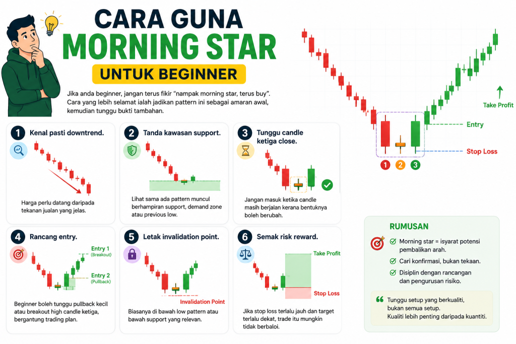 Cara Guna Morning Star