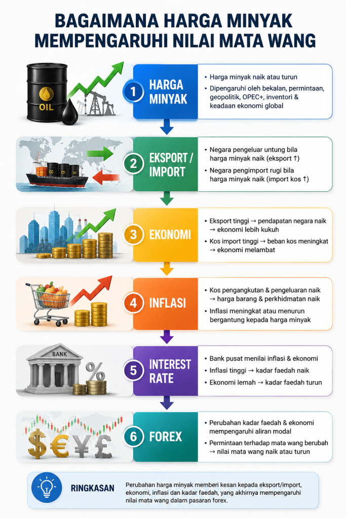 Hubungan harga minyak dan forex